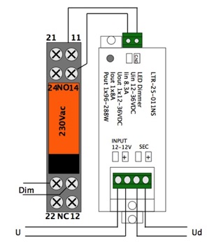 5999 LED-nauhasäädin 190W